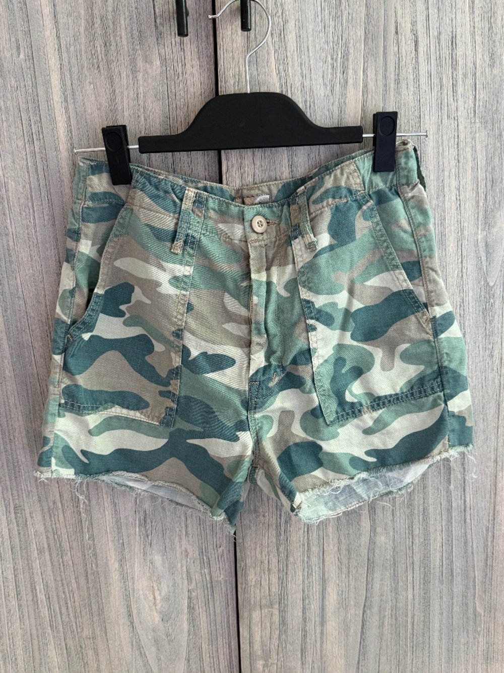 Mother Camouflage Shorts
